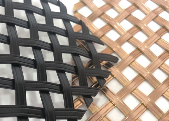 3mm Black Metal Mesh Anticorrosion Fireproof