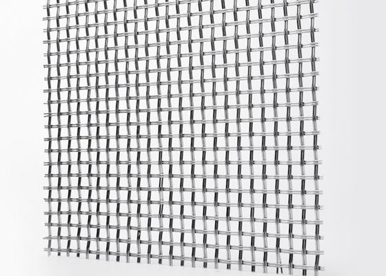 ISO9000 Double Wire 316 Stainless Steel Wire Mesh Panels Column Surface