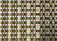 13ft Woven Painted Bronze Wire Mesh For Building Facade