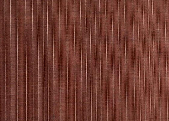 Wine Red Glass Interlayer Interior Wire Mesh 10m 50m Decorative Woven Metal Mesh