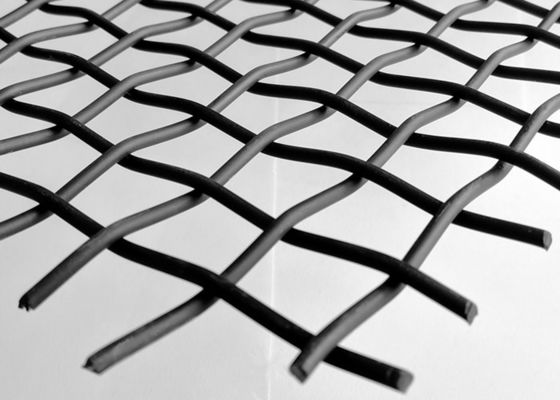 10mm 1×3m Double Crimp Aluminum Wire Mesh Facade Cladding