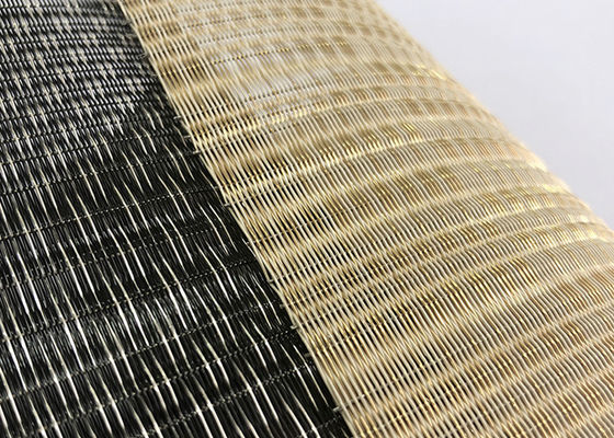 OEM 100m Gold Copper Wire Mesh Screen UV REsistant