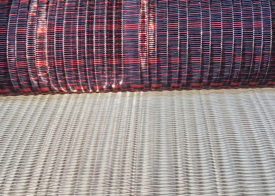 0.9mm Painted Wire Woven Metal Fabric Laminated Glass Antifire 1.76kg/M2