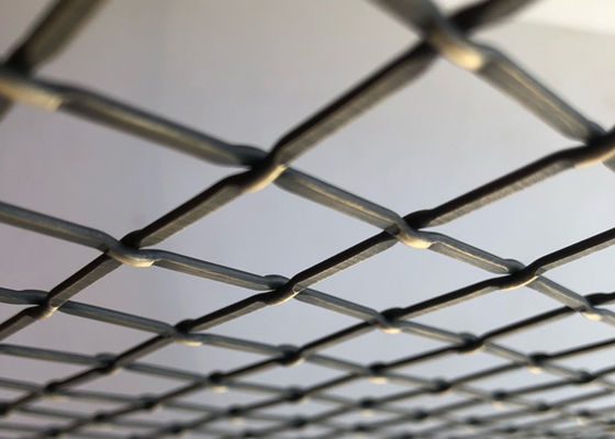 Eco Friendly 2-6mm Decorative Wire Grille Square Woven