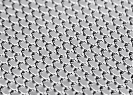 PVD Woven Wire Mesh Panels Anti Fire Decorative Elevator Metal Mesh