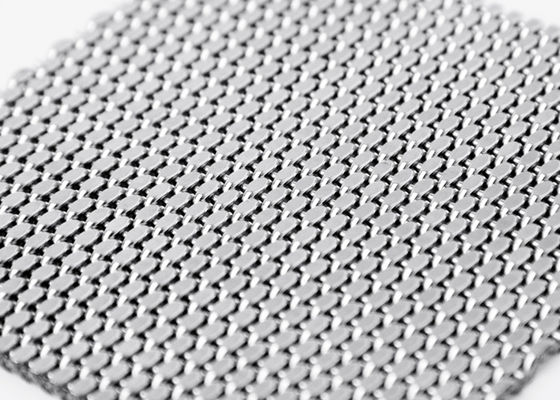 PVD Woven Wire Mesh Panels Anti Fire Decorative Elevator Metal Mesh
