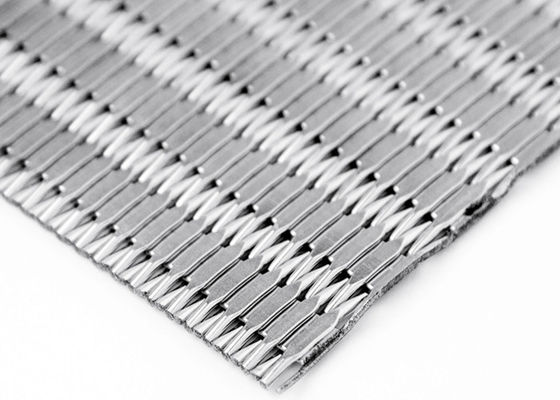 Anticorrosion SS304 Architectural Mesh Screen Rigid Metal Mesh Facade