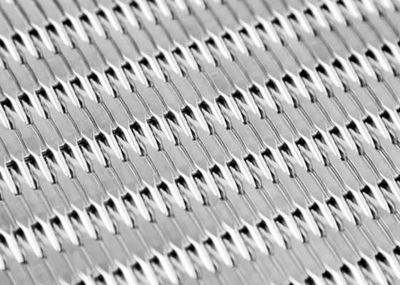 Anticorrosion SS304 Architectural Mesh Screen Rigid Metal Mesh Facade