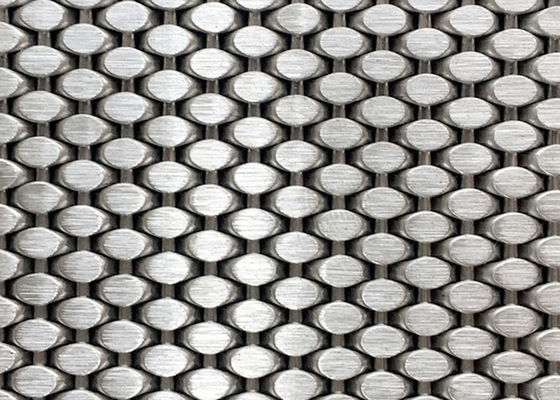 316L Stainless Steel Metal Mesh Cladding High Tensile Strength 4.5m 5.5m Length