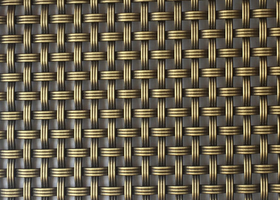 3.2mm ODM Decorative Metal Mesh Screen Wire Grille Antique Plated