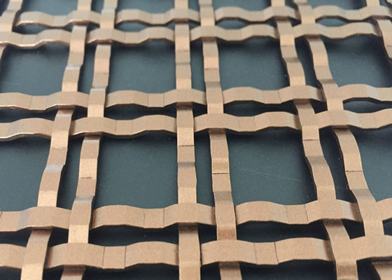Decorative Double Crimped Wire Mesh Grilles 4×8