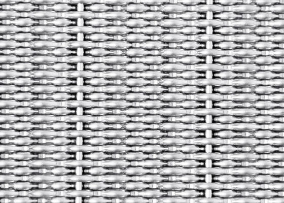 316 Plain Weave Stainless Steel Metal Fabric Mesh Screen 2mm Dia L3m