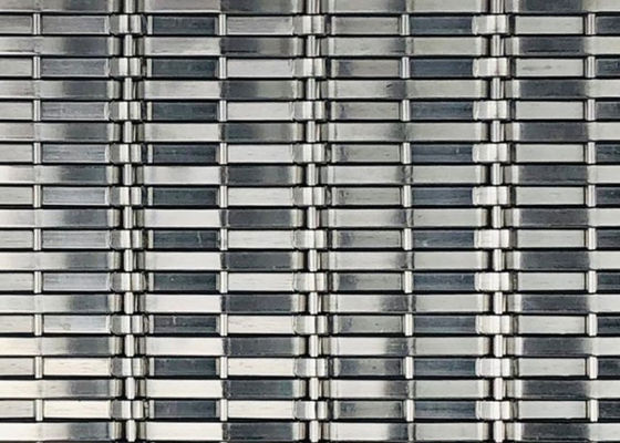 Architectural Stainless Steel Mesh Fabric Enclosures 2.2mm Dia 2.5m Width