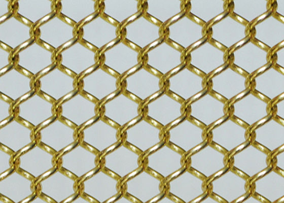 Anodized Oxidation 10ft Metal Coil Drapery Wire Mesh Curtains Partition Walls