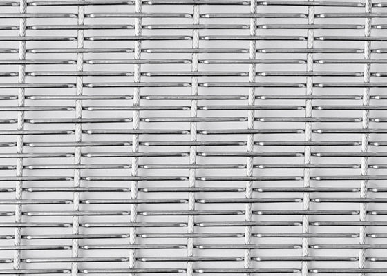 120m Building Sunshade Flexible Metal Mesh Antacid Smooth Surface