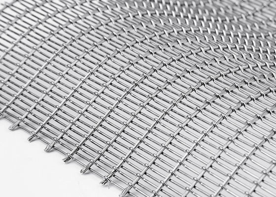 120m Building Sunshade Flexible Metal Mesh Antacid Smooth Surface