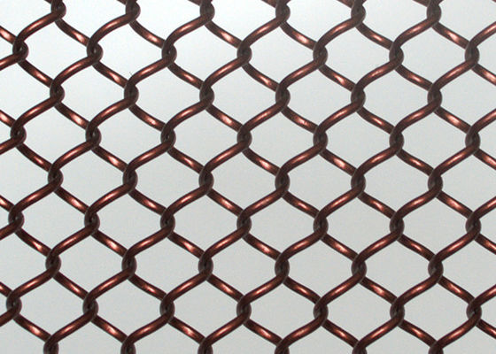 ISO9000 Aluminum Alloy Cascade Coil Shower Curtain Facade