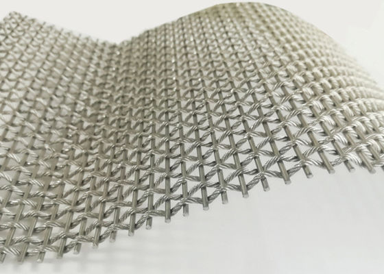 ISO9000 Alu Flexible Metal Mesh Fabric 3.8mm