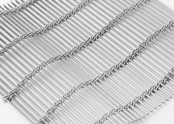 SHUOLONG Interior Stainless Steel Woven Mesh Cladding Panels Anti Collision