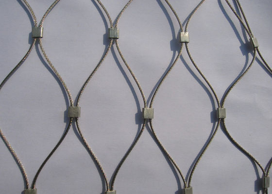 SGS 60m Wire Rope Hand Woven Mesh Plain Weave For Bird Screening