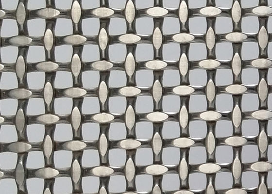 Art Signage Fine 8m X4m Architectural Woven Wire Mesh 316 Stainless Steel