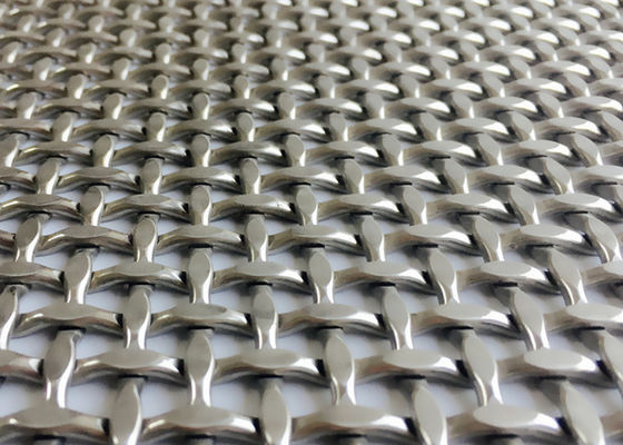 Art Signage Fine 8m X4m Architectural Woven Wire Mesh 316 Stainless Steel