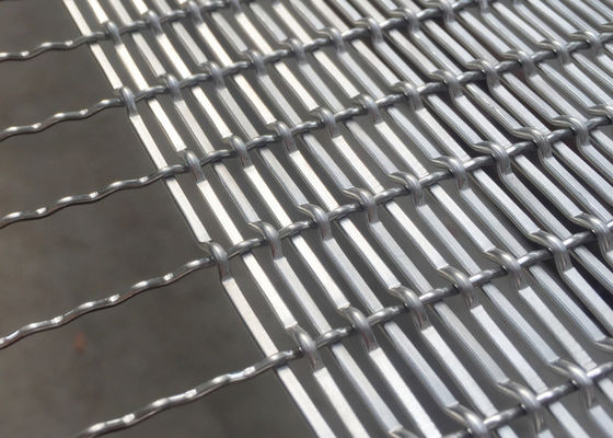 3mm Thick Stainless Steel Architectural Mesh Woven Wire Screen Space Dividers