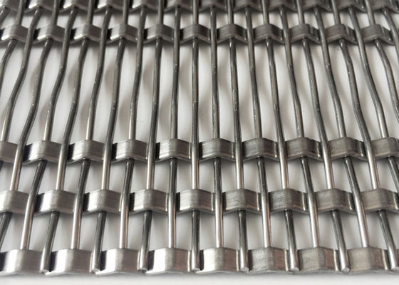 SS304 Stainless Steel Partition Wire Mesh Panel For Architectural Woven Wire Mesh