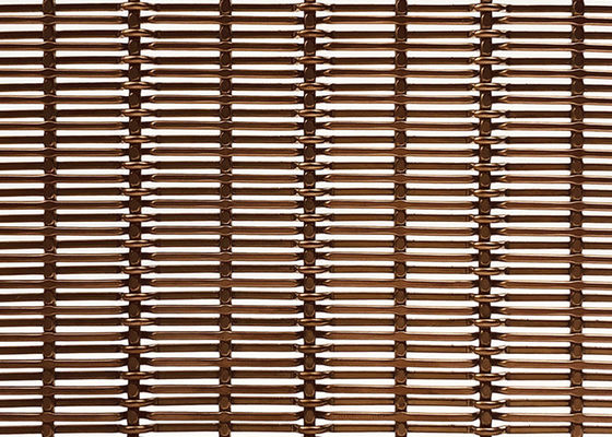 4mm Stainless Steel Pvd Decorative Woven Wire Mesh For Screen Wall Cladding