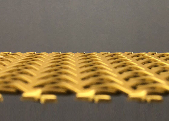 Stainless Steel 3mm Balcony Architectural Wire Mesh Gold Color Panels