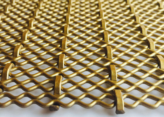 4.5mm Facade Decorative Woven Wire Mesh 4.0m X 2.0m