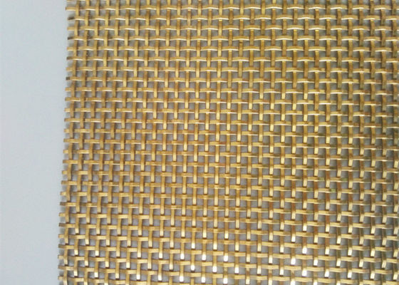 Woven Metal Panels 3.2mm Stainless Steel Crimped Mesh For Cabinet Doors