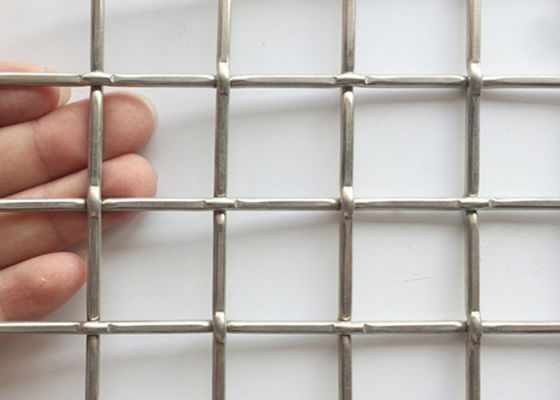 Woven Decoration 321 Stainless Steel Crimped Mesh For Gate And Windows