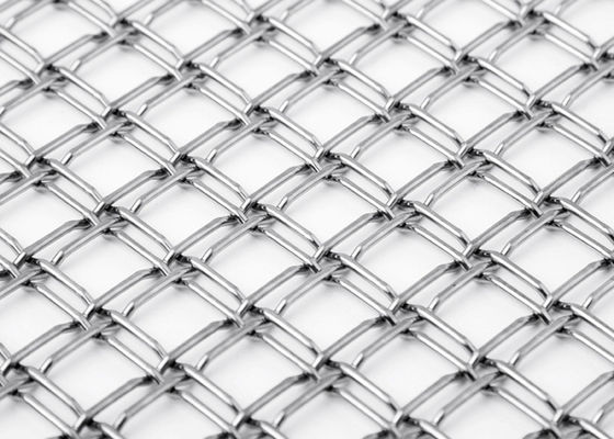 Fencing Antiacid Double Crimped Wire Mesh 304 Stainless Steel Decoration