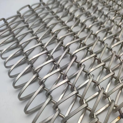 Versatile Spiral Wire Mesh Corrosion Resistance 0.5m-2.0m Width