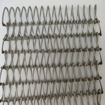 Primary Color PVC Coated Spiral Wire Mesh Sturdy Long Lasting