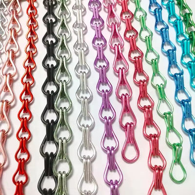 Aluminum Chain Curtain Fly Screen Durability Ventilated Screen Doors