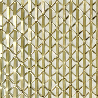 8.75kgs/m2 Decorative Wire Mesh Grilles Width 0.6m-2.4m Product