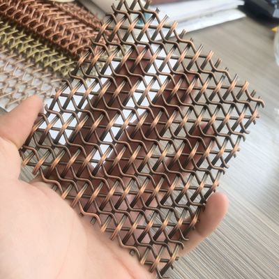 5mm Warp Pitch Decorative Wire Mesh Grilles Perfect Style And Function Cabinet Doors