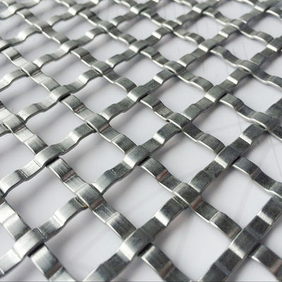 Indoor Outdoor Stainless Steel Metal Mesh Panels Customized Finish For Premium Design Projects