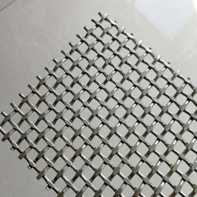 ISO9001 Certified Diamond Woven Mesh 42.2% Opening Area For Heavy-Duty Industrial