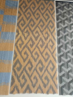 Custom Aluminium Chain Fly Screen with Rails And Other Fittings