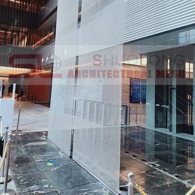 Customizable Opening Size Stainless Steel Architectural Mesh Panel for Facades