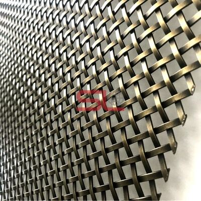Customized Thickness Architectural Metal Mesh  for Facade Cladding and Decorative Wall Panels