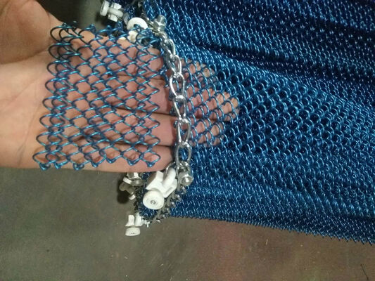 Customized Width Architectural Wire Mesh Featuring for Facades Partitions and Interior Design