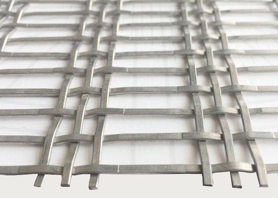 Upgrade Project Reverse Dutch Weave Architectural Woven Wire Mesh ISO9001-2015 Certification