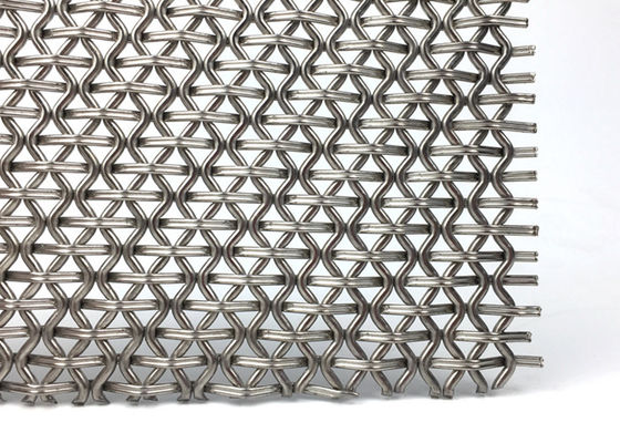 5mm Fabric Mesh For Architectural Aperture Range 0.8 8 Mm Opening Area 59%
